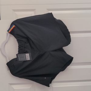 Fabletics Pride Black Rainbow 5" Stamina Run Shorts XXL